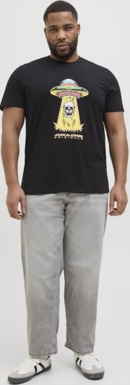 Jack & Jones Anatomy Skull Crew Neck T-Shirt Black - T-skjorter - Store T-skjorter - 2XL-14XL