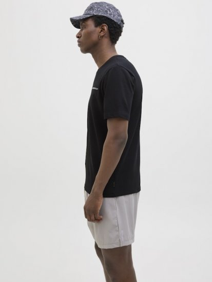 Jack & Jones FUSION Full Branding T-Shirt Black - T-skjorter - Store T-skjorter - 2XL-14XL