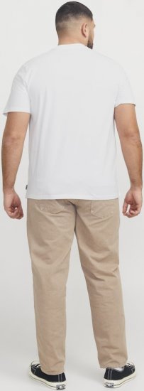 Jack & Jones Tarmac Camo Crew Neck T-Shirt Bright White - T-skjorter - Store T-skjorter - 2XL-14XL