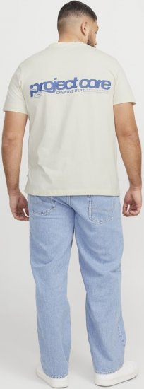 Jack & Jones Union Front & Back Print Crew Neck T-Shirt Yellow - T-skjorter - Store T-skjorter - 2XL-14XL