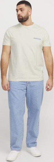 Jack & Jones Union Front & Back Print Crew Neck T-Shirt Yellow - T-skjorter - Store T-skjorter - 2XL-14XL