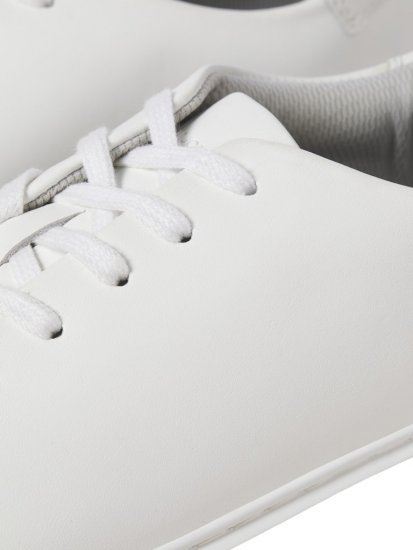Jack & Jones Stockholm Leather Sneakers Bright White/Leather - Herresko 40-52 - 