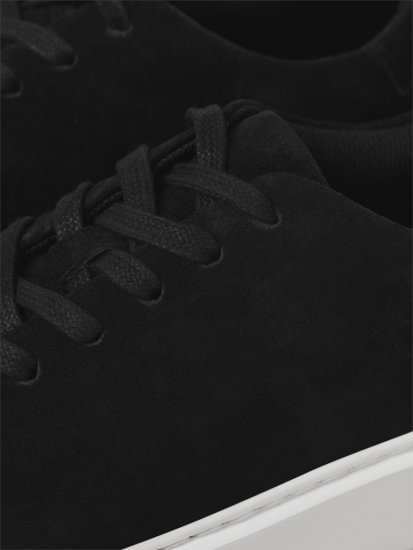 Jack & Jones Stockholm Leather Sneakers Black/Suede - Herresko 40-52 - 