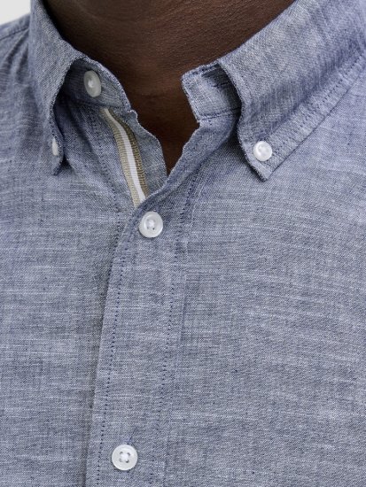 Jack & Jones Summer Shield Short Sleeve Shirt Faded Denim - Skjorter - Store skjorter - 2XL-8XL