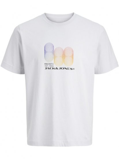 Jack & Jones Calma Crew Neck T-Shirt Gray Dawn - T-skjorter - Store T-skjorter - 2XL-14XL