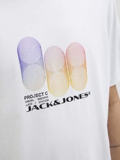 Jack & Jones Calma Crew Neck T-Shirt Gray Dawn - T-skjorter - Store T-skjorter - 2XL-14XL