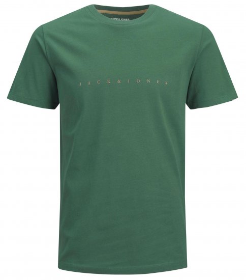 Jack & Jones JJFONT T-Shirt Green - T-skjorter - Store T-skjorter - 2XL-14XL