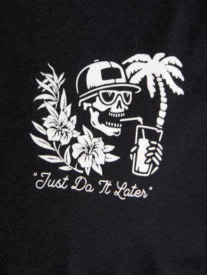 Jack & Jones JJCHILLER With Back Print Black - T-skjorter - Store T-skjorter - 2XL-14XL