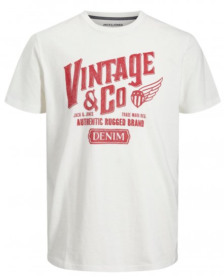 Jack & Jones JJAARON T-Shirt Light Beige - T-skjorter - Store T-skjorter - 2XL-14XL