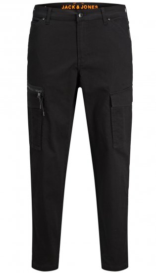 Jack & Jones JPSTACE JJDEX Cargo Pants Black - Jeans og Bukser - Store Bukser og Store Jeans