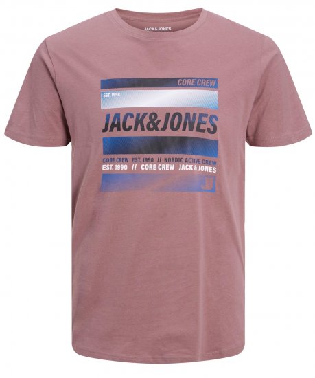 Jack & Jones JCOARC T-Shirt Twilight Mauve - T-skjorter - Store T-skjorter - 2XL-14XL