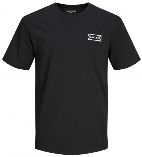 Jack & Jones JCOEDTN T-Shirt with Back Print Black - T-skjorter - Store T-skjorter - 2XL-14XL