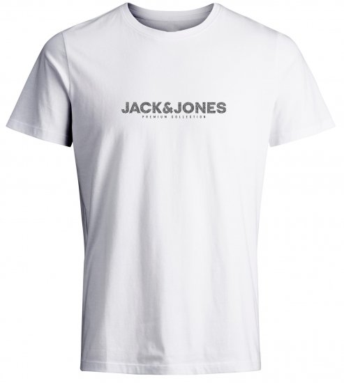 Jack & Jones JPRBLABOOSTER T-Shirt White - T-skjorter - Store T-skjorter - 2XL-14XL