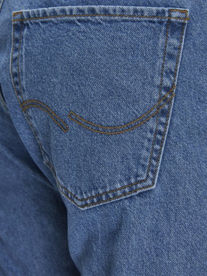 Jack & Jones JJICHRIS JJORIGINAL SQ 735 Jeans Blue Denim - Jeans og bukser - Store Bukser og Store Jeans