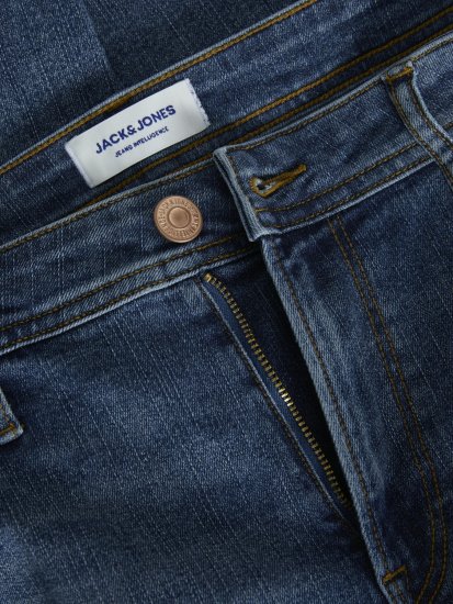 Jack & Jones JJILIAM JJORIGINAL SQ 223 Jeans Blue Denim - Jeans og bukser - Store Bukser og Store Jeans