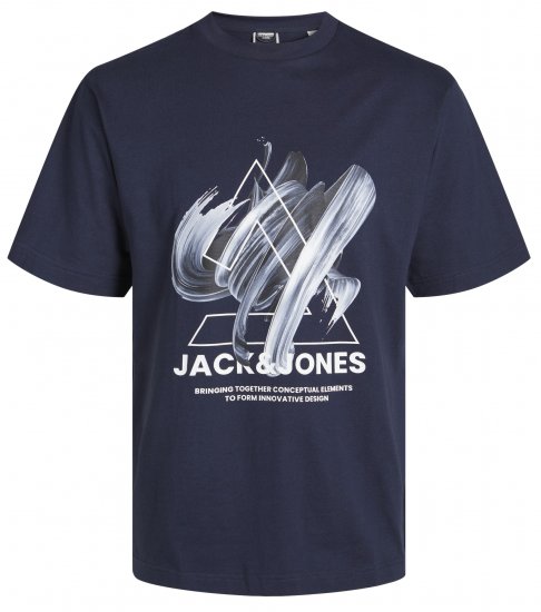 Jack & Jones JCOTINT T-Shirt Navy Blazer - T-skjorter - Store T-skjorter - 2XL-14XL