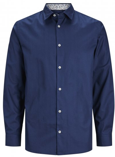 Jack & Jones JPRBLANORDIC DETAIL Shirt Perfect Navy - Skjorter - Store skjorter - 2XL-8XL