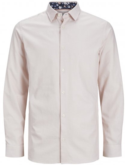 Jack & Jones JPRBLANORDIC DETAIL Shirt Café Crème - Skjorter - Store skjorter - 2XL-8XL