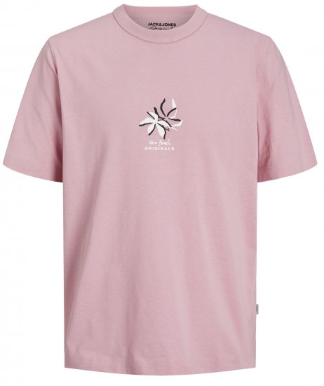 Jack & Jones JOREASTER ACTIVITY T-Shirt Pink Nectar - T-skjorter - Store T-skjorter - 2XL-14XL