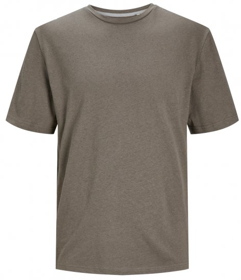 Jack & Jones JPRCC SOFT Linen Blend T-Shirt Falcon - T-skjorter - Store T-skjorter - 2XL-14XL