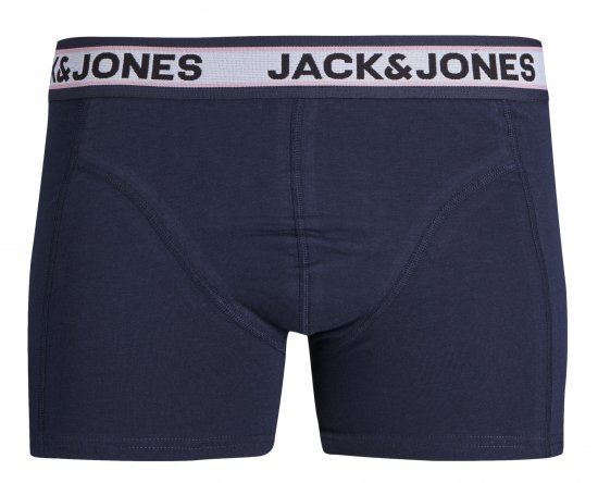 Jack & Jones JACMARCO SOLID Trunks 3-Pack Coronet Blue - Undertøy & badetøy - Undertøy store størrelser 