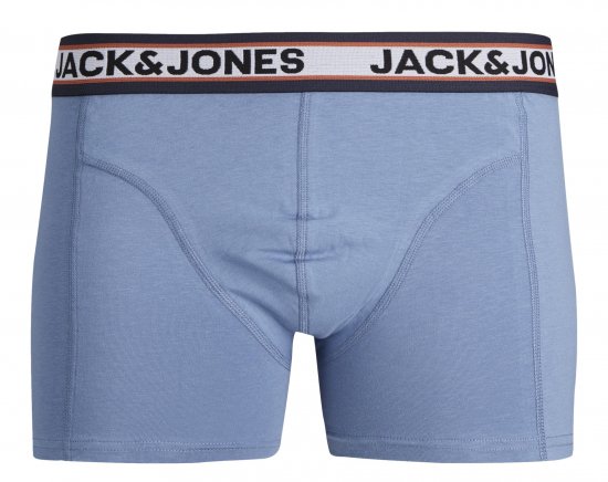 Jack & Jones JACMARCO SOLID Trunks 3-Pack Coronet Blue - Undertøy & badetøy - Undertøy store størrelser 