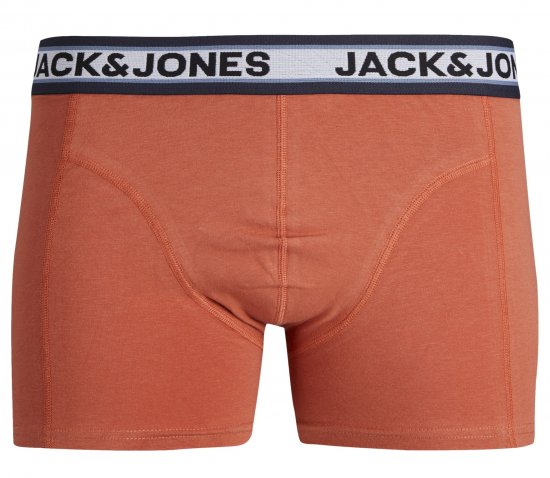 Jack & Jones JACMARCO SOLID Trunks 3-Pack Coronet Blue - Undertøy & badetøy - Undertøy store størrelser 