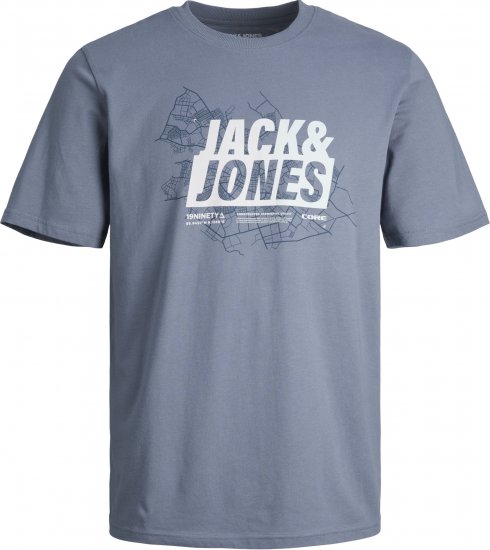  Jack & Jones JCOMAP SUMMER LOGO Flint Stone - T-skjorter - Store T-skjorter - 2XL-14XL