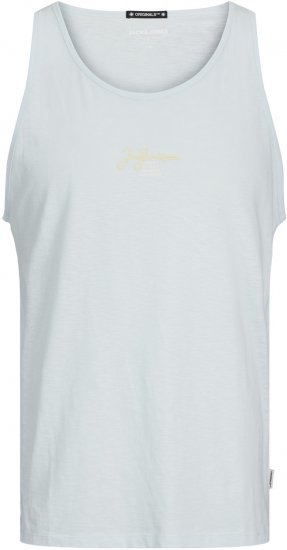 Jack & Jones JORARUBA BRANDING TANK TOP Skylight - T-skjorter - Store T-skjorter - 2XL-14XL