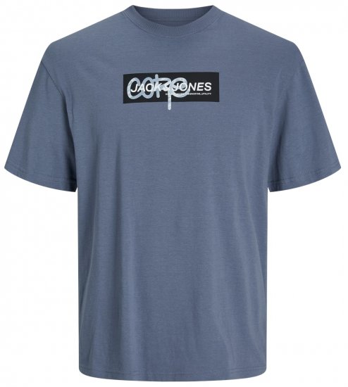 Jack & Jones JCOSUMMER PRINT T-Shirt Flint Stone - T-skjorter - Store T-skjorter - 2XL-14XL