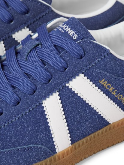 Jack & Jones Kirk International Campaign Sneakers Blue Quartz/Bright White - Herresko 40-52 - 