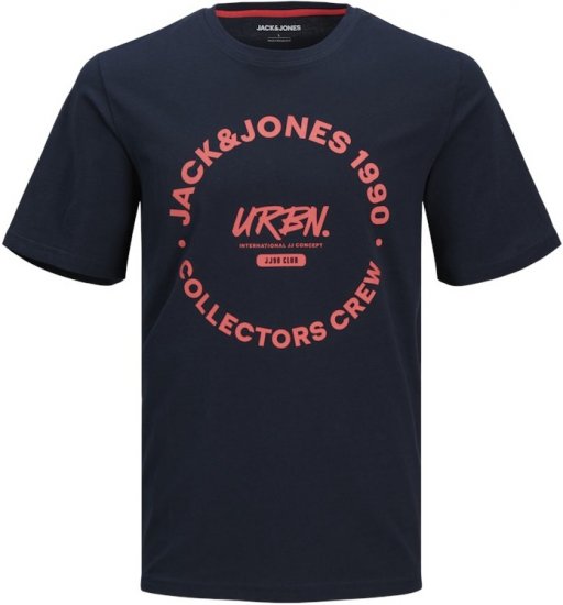 Jack & Jones Simon Crew Neck T-Shirt Blue - T-skjorter - Store T-skjorter - 2XL-14XL