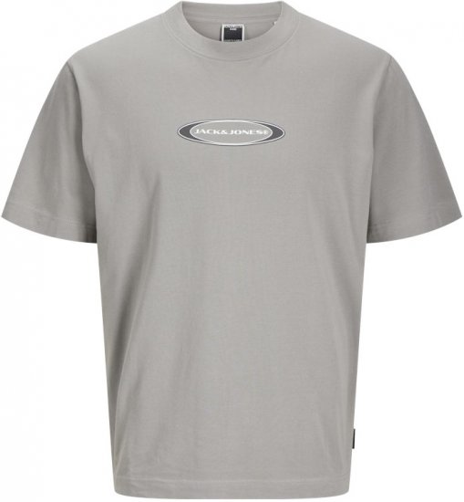 Jack & Jones Pacer Branding Print T-Shirt Grey - T-skjorter - Store T-skjorter - 2XL-14XL