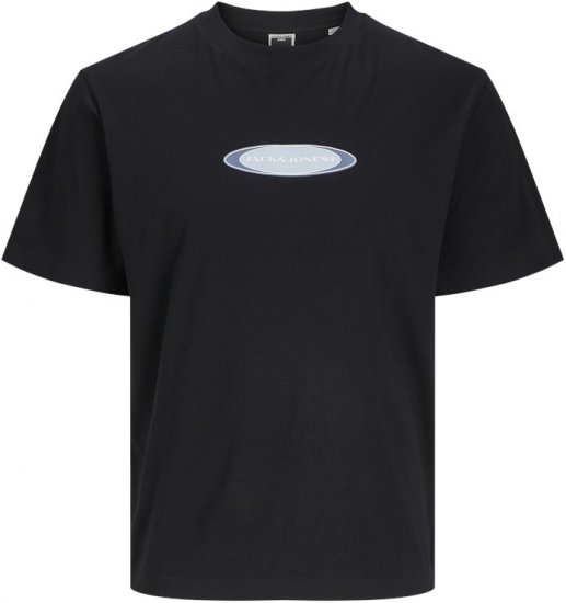 Jack & Jones Pacer Branding Print T-Shirt Black - T-skjorter - Store T-skjorter - 2XL-14XL