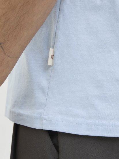 Jack & Jones Tavira Aop Pocket Crew Neck T-Shirt Skyway - T-skjorter - Store T-skjorter - 2XL-14XL