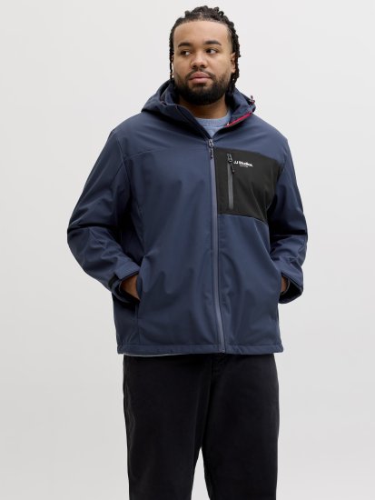 Jack & Jones North Softshelljakke marineblå - Jakker - Store jakker - 2XL-12XL