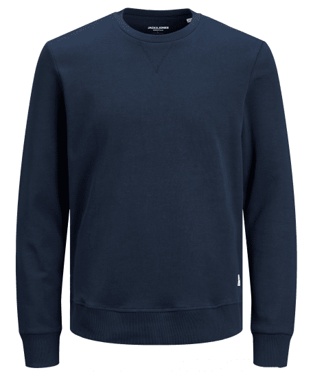 Jack & Jones Basic Sweatshirt Navy Blazer - Gensere og hettegensere - Store hettegensere - 2XL-14XL