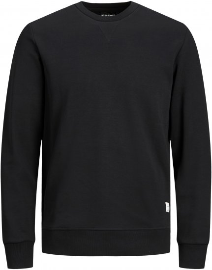 Jack & Jones Basic Sweatshirt Black - Gensere og hettegensere - Store hettegensere - 2XL-14XL