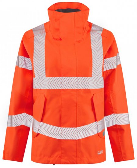 Leo Rosemoor EcoViz 15K Performance+ Breathable Women's Jacket Hi-Vis Orange - Arbeidsklær - Arbeidsklær for damer i plus size