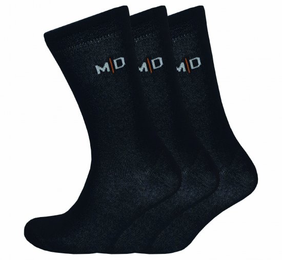Motley Denim John 3-Pack Socks Black - Undertøy & Badetøy - Undertøy store størrelser 