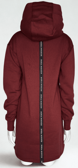 Nora Mikken KADRI WHITE Long Hoodie Burgundy - Gensere og hettegensere - Gensere og hettegensere til dame