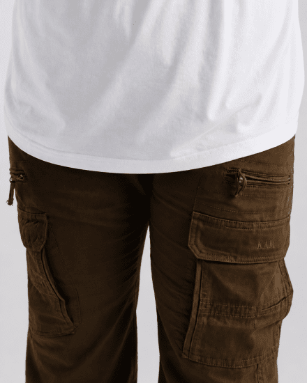 Kam Jeans Cargobukser Khaki - Jeans og bukser - Store Bukser og Store Jeans