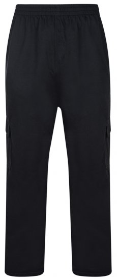 Kam Jeans Cargosweatbukser "Lightweight" Svart - Sweatbukser og-shorts - Sweatbukser og Sweatshorts 2XL-12XL