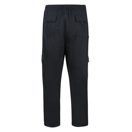 Kam Jeans Cargosweatbukser "Lightweight" Svart - Sweatbukser og-shorts - Sweatbukser og Sweatshorts 2XL-12XL