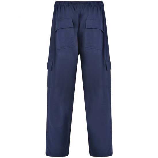 Kam Jeans Cargosweatbukser "Lightweight" Mørkeblå - Sweatbukser og-shorts - Sweatbukser og Sweatshorts 2XL-12XL