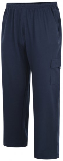 Kam Jeans Lightweight Sweatpants with Cargo pocket Navy - Sweatbukser og-shorts - Sweatbukser og Sweatshorts 2XL-12XL