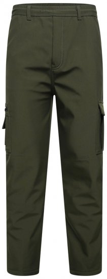 Kam Jeans 245 Softshellbukser med elastisk midje khaki - Jeans og bukser - Store Bukser og Store Jeans