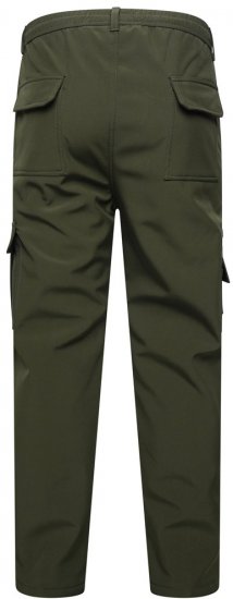 Kam Jeans 245 Softshellbukser med elastisk midje khaki - Jeans og bukser - Store Bukser og Store Jeans