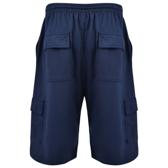 Kam Jeans Cargosweatshorts Mørkeblå - Sweatbukser og-shorts - Sweatbukser og Sweatshorts 2XL-12XL