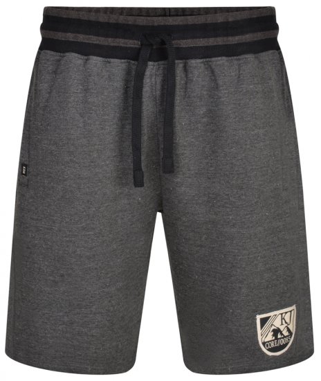 Kam Jeans 327 Jersey Shorts Charcoal - Sweatbukser og-shorts - Sweatbukser og Sweatshorts 2XL-12XL